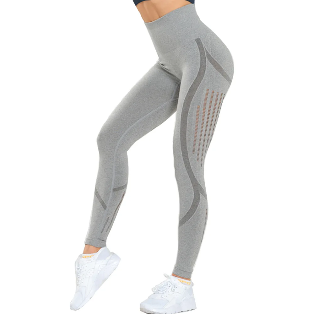 

Stretch Seamless Gym Fitness Leggings High Waist Yoga Pants Leggings, Customized color