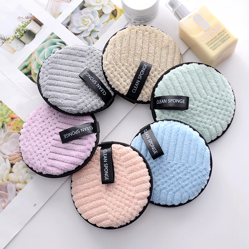 

Polyester Face Plush Pro Make Up Remover Reusable Microfiber Good Remove Heavy Reusable Washable Microfiber Makeup Remover Pads