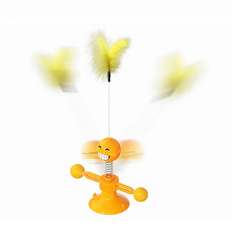 

Wholesale Cat Toys Spring Feather Toys Interactive Cat Toys For Home