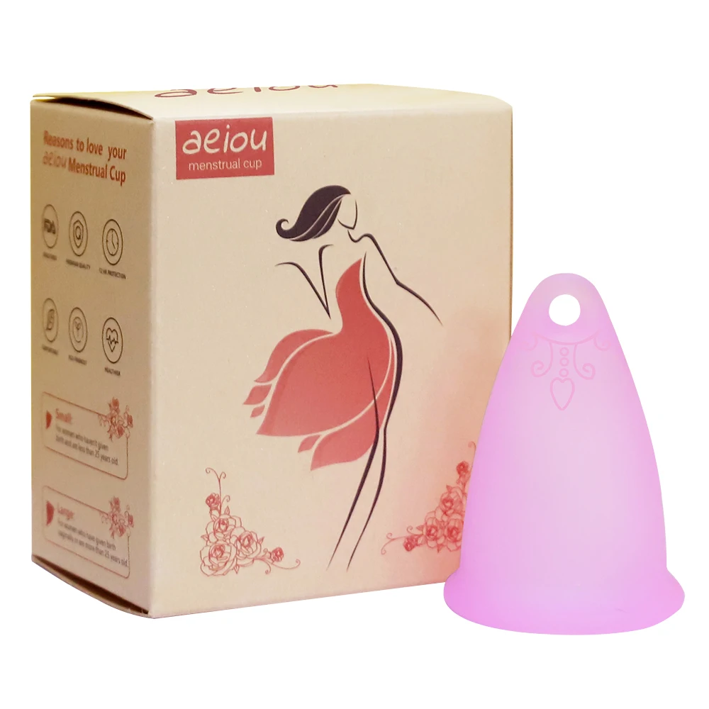 

Hot Sale Eco Friendly Feminine Sterilising Period Cup Supplier Female Hygiene Products Pack Women Organic Coletor Menstrual Cups, Pink purple white coffee
