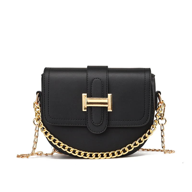

2021Half Circle Women Cross Body Bag Leather Women Small Crossbody Hand Bag