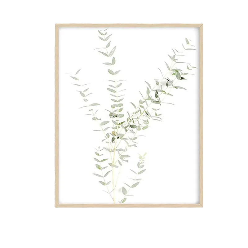 

Factory Wholesale Vintage Decor Botanical Print Green Leaf Wall Art Decor Modern Home Decoration Living Room