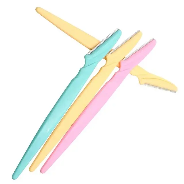 

amazon best sellers Wholesale Eyebrow Knife Professional Shaving Eyebrow Blade Eyebrow razor 3pcs tinkl facial razor