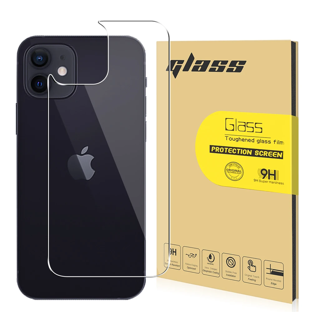 

0.33mm Screen protctor 9H Screen protection Glass 3D Tempered Glass for iphone12 6.1 Back