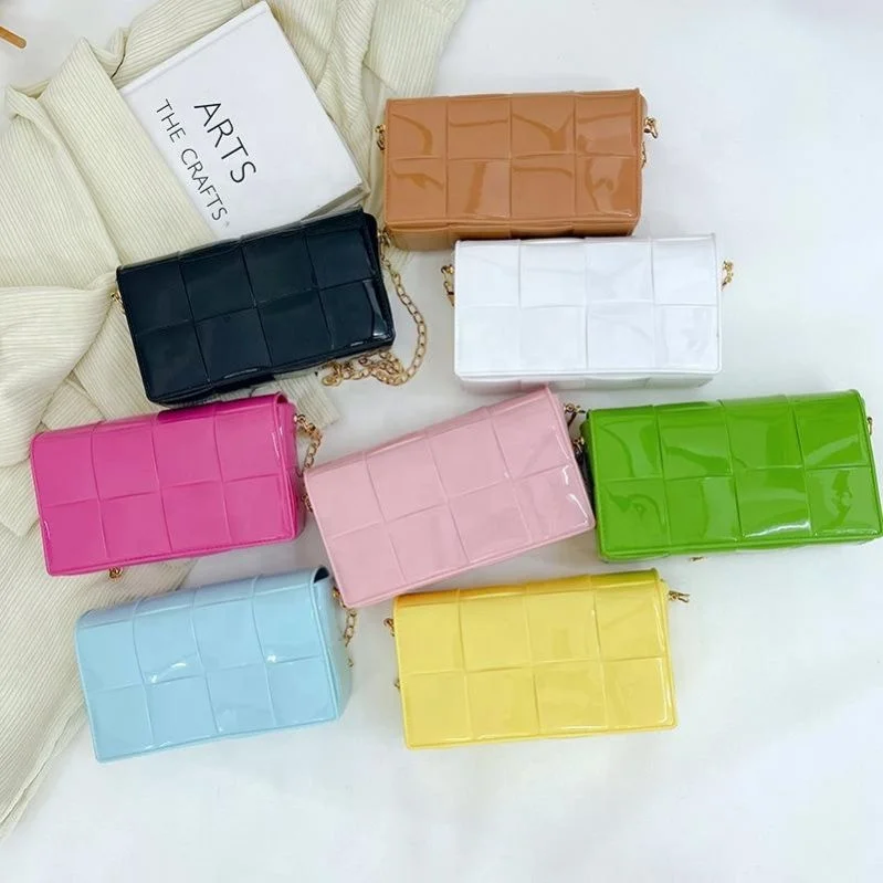 

PVC Small Jelly Bag Girls Kids Purses Mini Bags Crossbody Sling Handbags 2022 Women Hand Bags Designer Purses Famous Brand