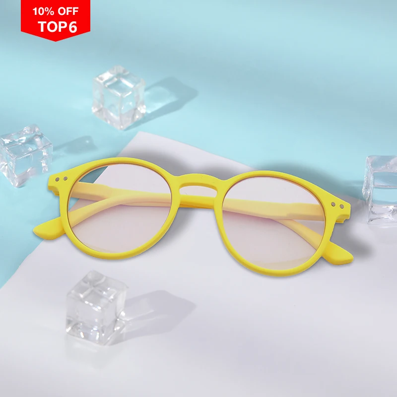 

2022 New Design Round Spring Hinge Anti Blue Light Bluelight Blocking Computer Optical Eyeglasses Glasses