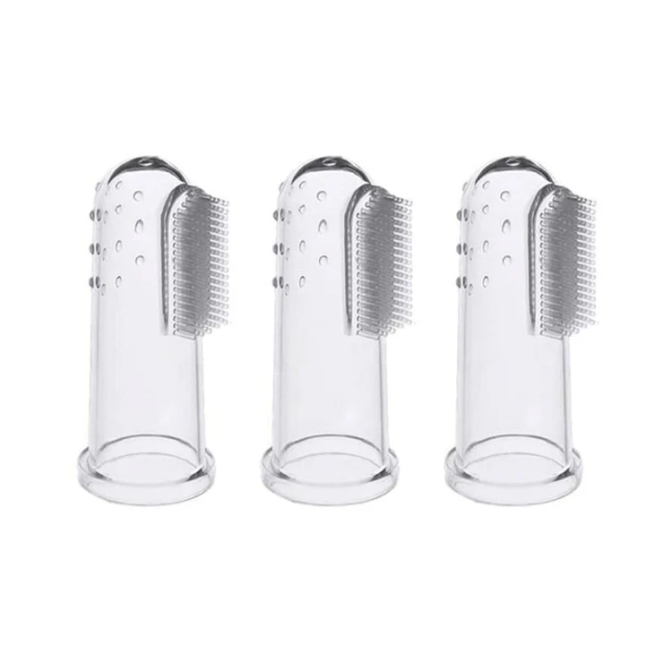 

Baby Finger Toothbrush Children Teeth Clear Care Tool Soft Silicone Infant Tooth Brush Rubber Cleaning Baby Brush