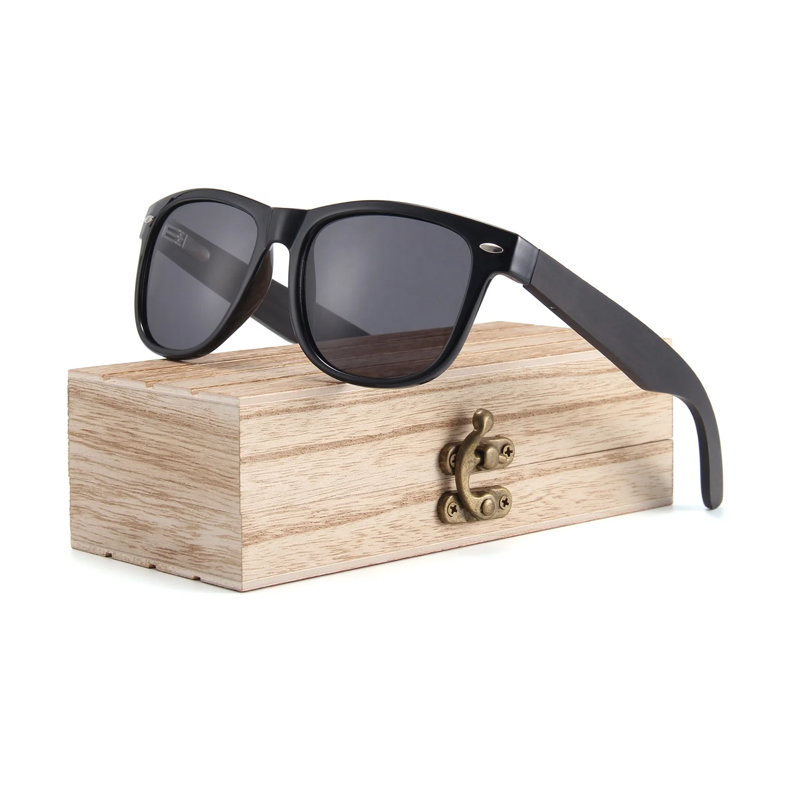 

2019 Will Power Polarized Ebony Wooden Sunglasses Brand Your Own, Mix color