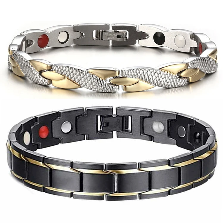 

Men women energy health therapy healing magnetic therapy bracelet arthritis jewelry