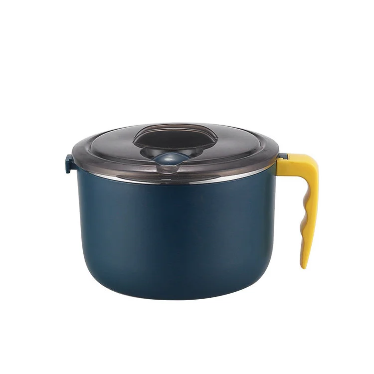 

Top Selling 304 Stainless Steel Portable Student Workers Food Storage Container Soup Noodle Bowl