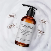 

Coconut Milk Honey Face Cleanser Repair Natural organic mild moisturizing wash skin deep cleansing foam face facial cleanser