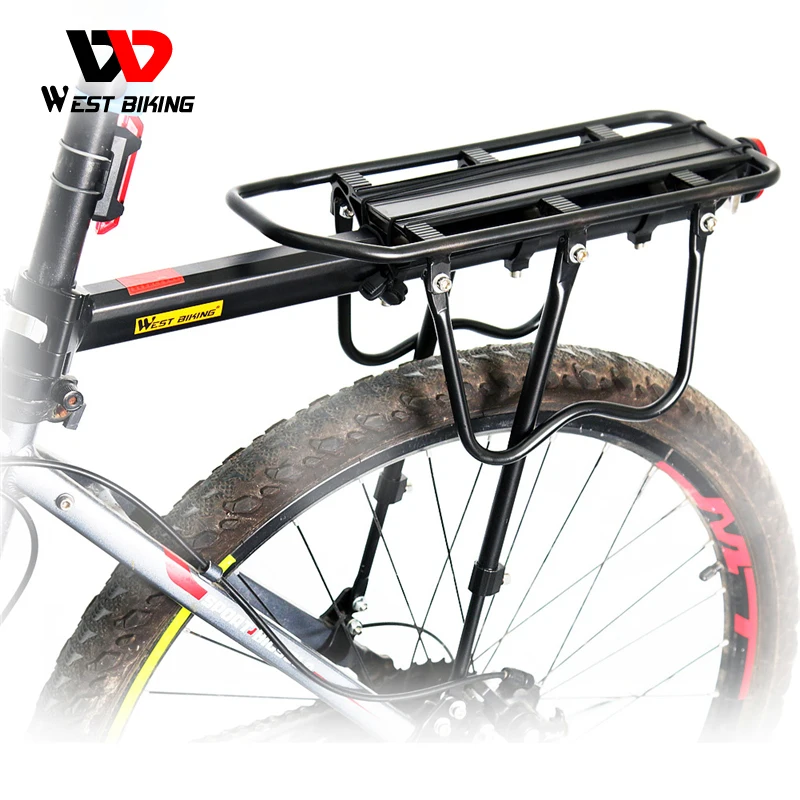 

WEST BIKING Bike Racks Luggage Cycling Accessories Equipment Stand Footstock V Brake Disc Kickstand Mountain Bicycle Rear Rack