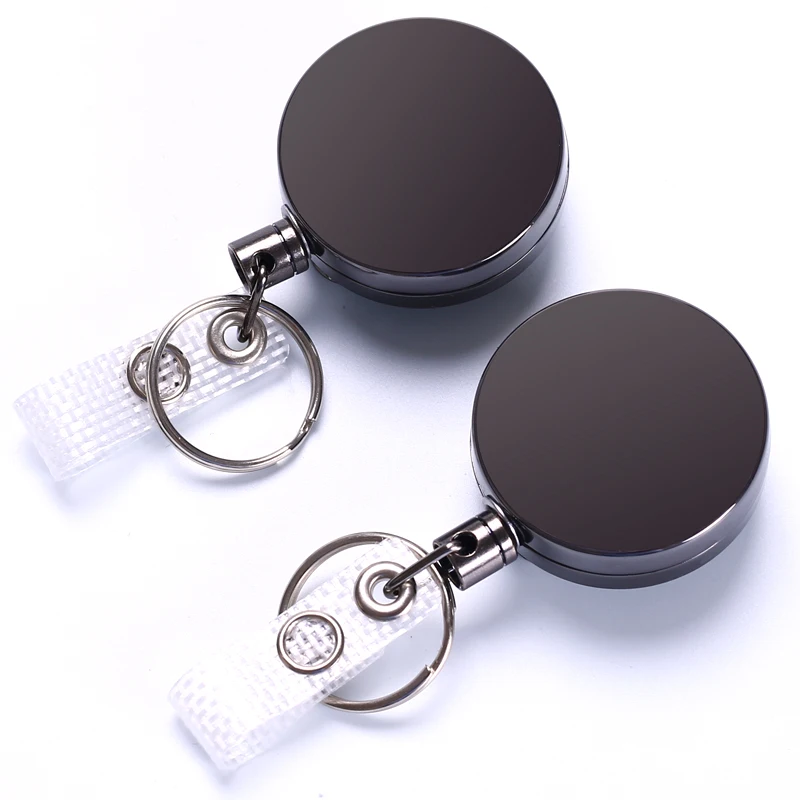 Metal Badge Reel Retractable And Stretchable Key Chain Yoyo Badge