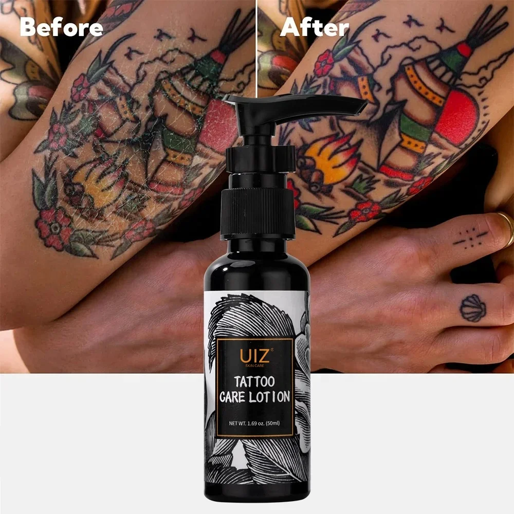 

Natural Ingredients Tattoo Lotion AftercareMoisturizer & Healing Keeps Fresh Prevents Ink Fading Tattoo Care Salve Ointment