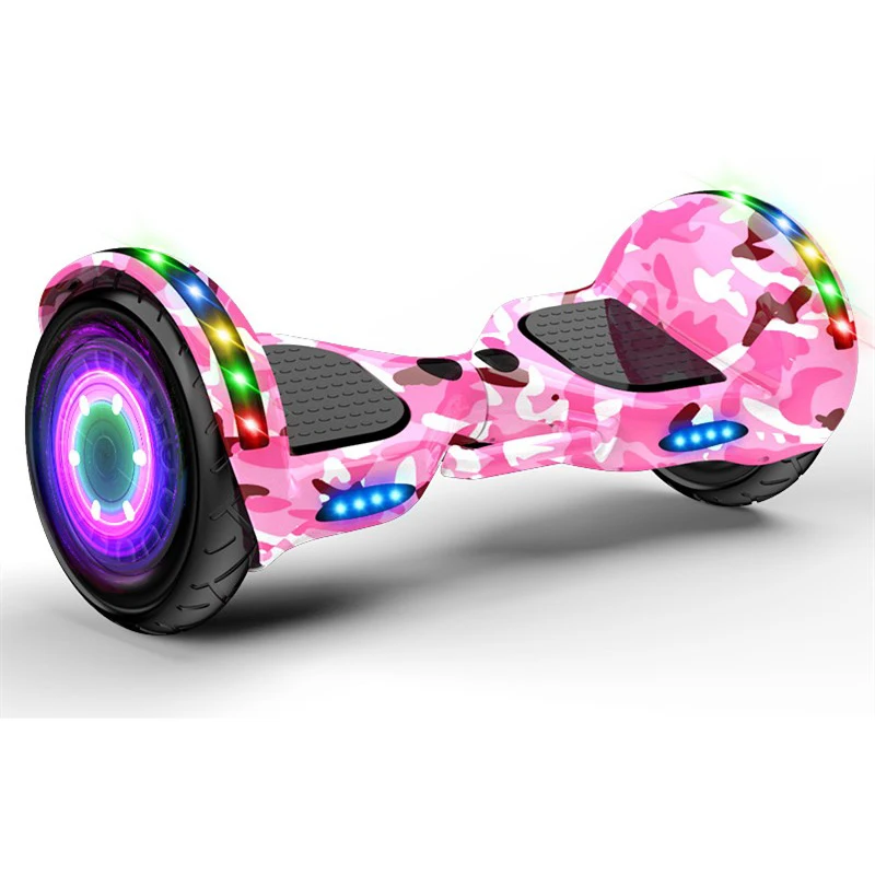 

Gemcharm Pink colorful 10 inch 700W motor electric 36V 2.4Ah self balancing scooter cheap hoverboards