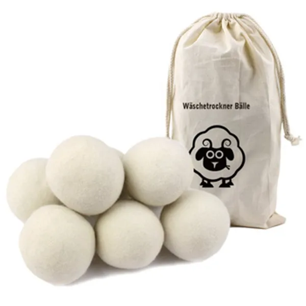 

Amazon Best Seller Wholesale 100% New Zealand Reusable Pure Organic Natural Laundry Xl Wool Dryer Balls, Custom color