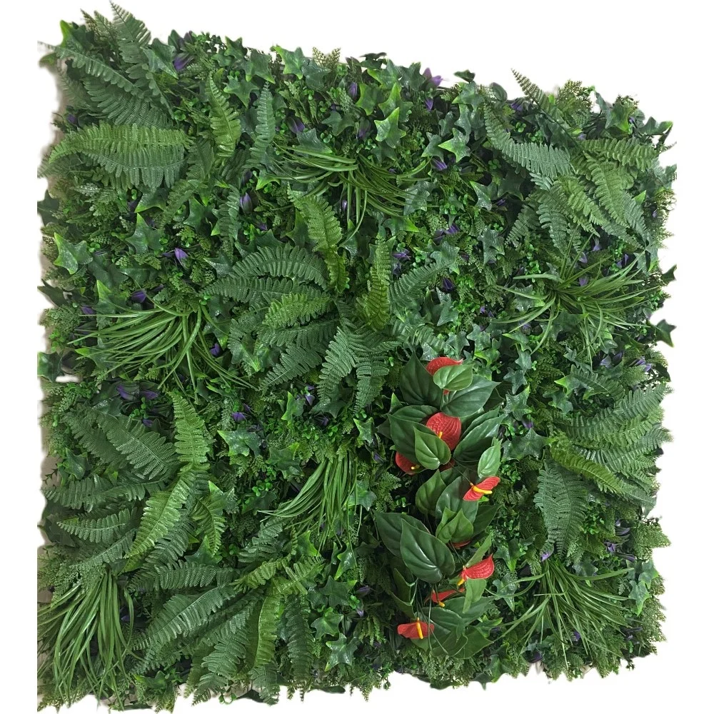 

wholesale artificial plants Anti-UV wedding high quality decorative 3d wall vertical green wall Panels, Customized