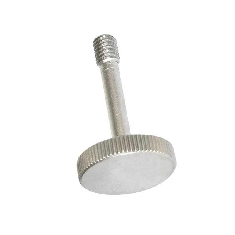 
Factory Direct Plastic Flat Round Head Knurled Knob Thumb Screws 