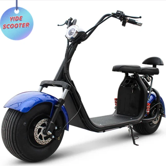 

YIDE R804-M2 Big Wheel 3000W Powerful Motor 30A Lithium Battery Citycoco Electric Scooter, Black