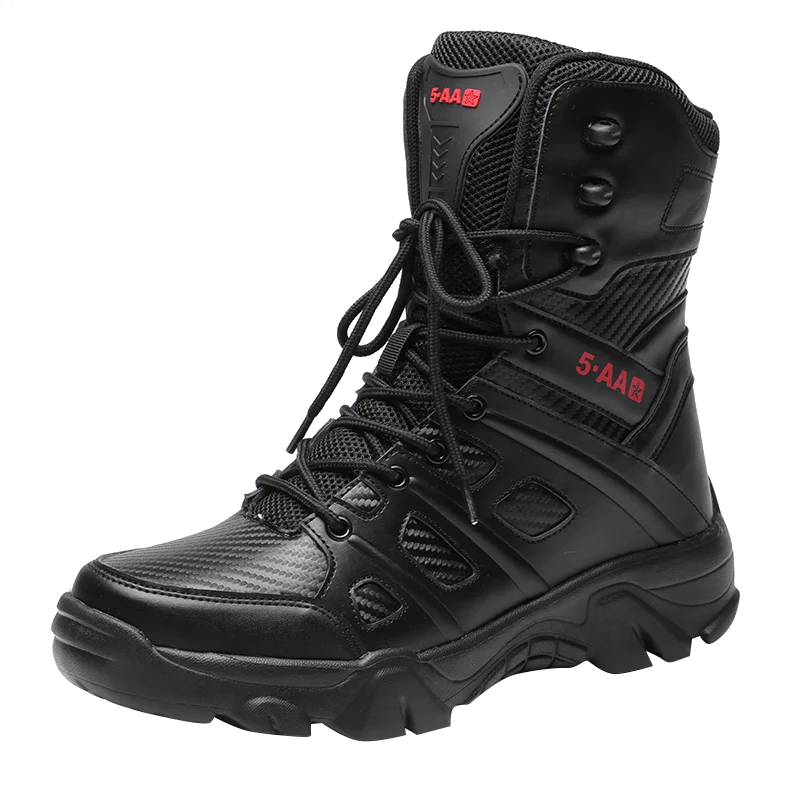

New military men's high top breathable combat training boots special forces shock absorbing combat boots ultra light boots