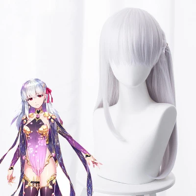 

Funtoninght free packaging Fate/Grand Order cosplay wigs the role name of Kama cosplay wigs for party supplies, Pic showed