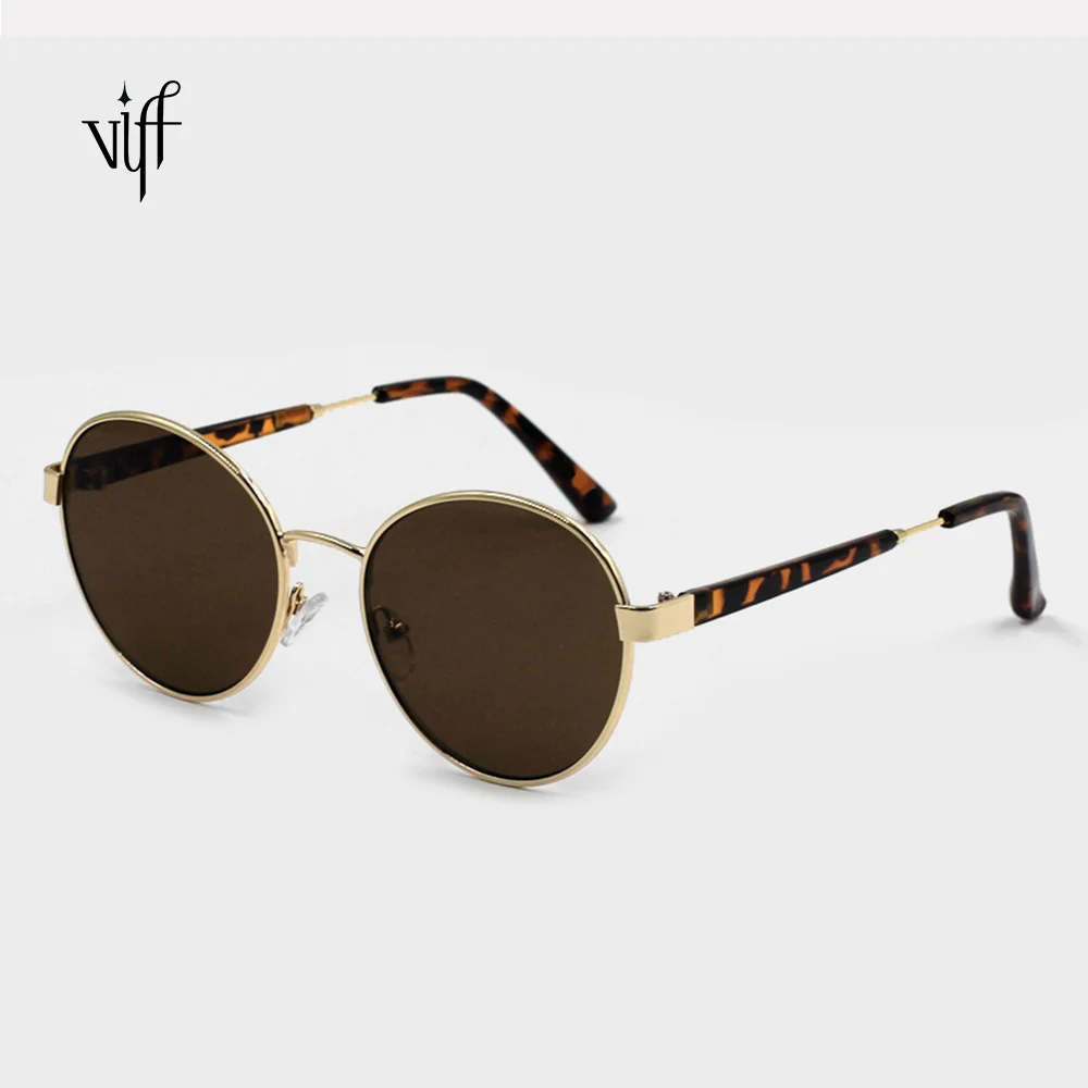 

Vintage Round Women Metal Sunglasses 2021 HM19246 High End OEM Sunglasses