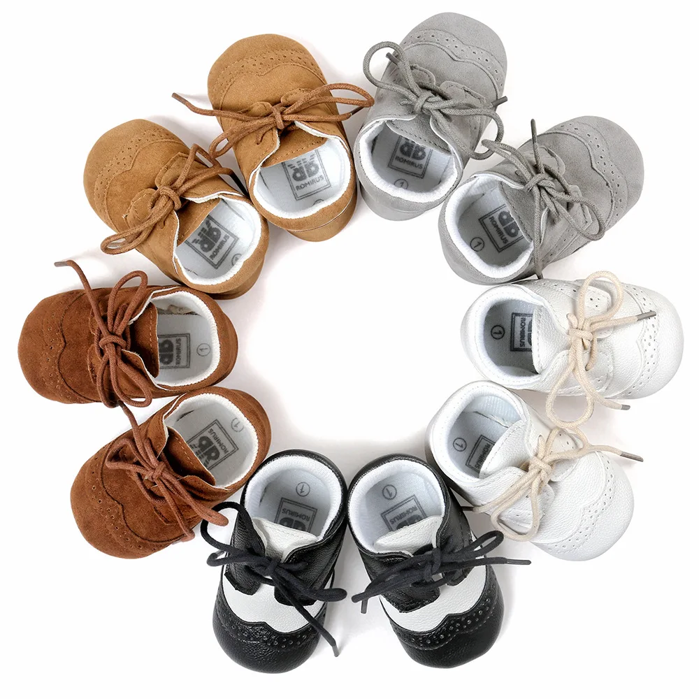 

6239 Newborn Baby Shoes Infant Boy Girl Crib Shoes Winter Warm Cotton Anti-slip Sole Newborn Toddler First Walkers Shoes