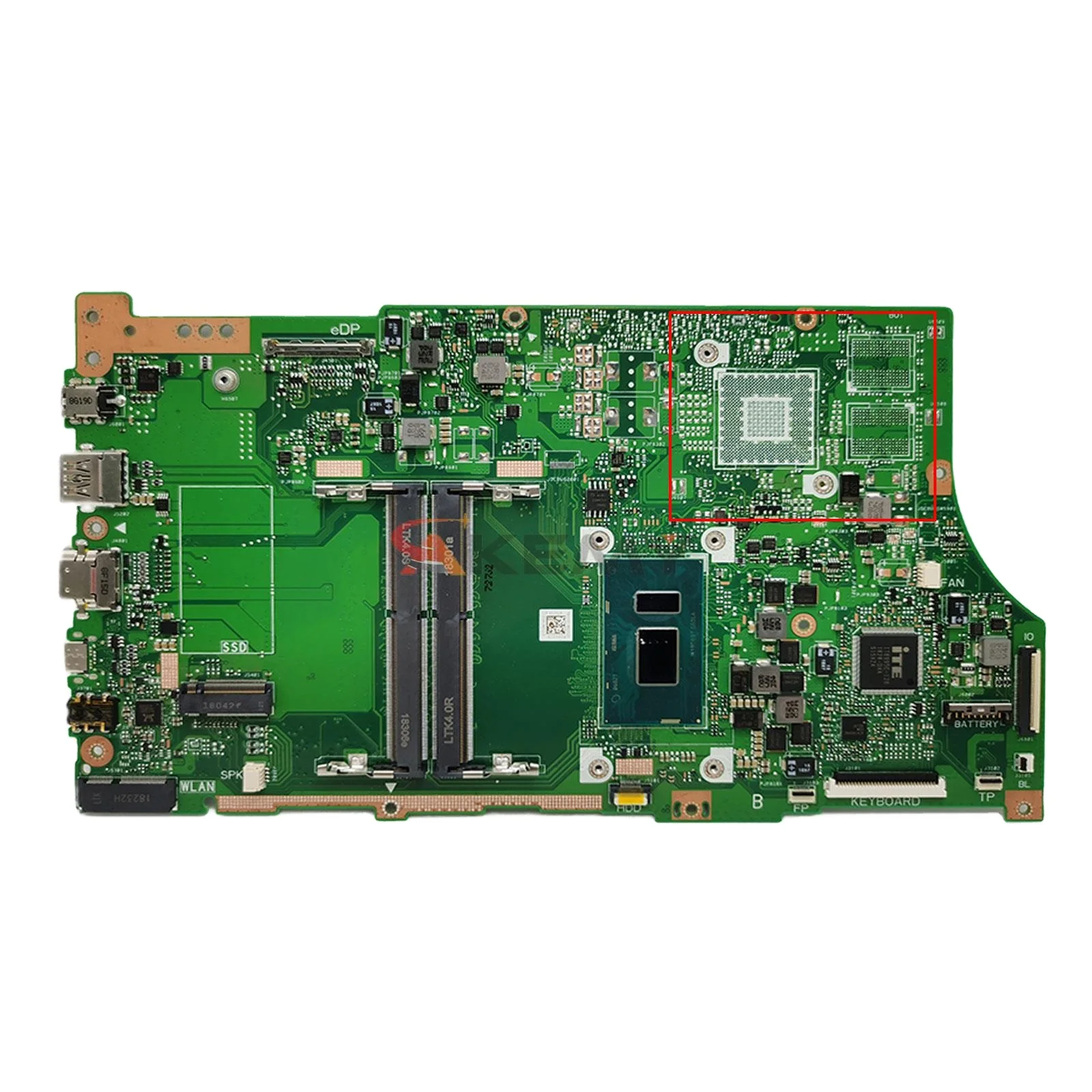 

X530UN Mainboard For ASUS X530UA X530UF A530U F530U V530U R530U K530U S530U X530UNO Laptop Motherboard I3 I5 I7 8th Gen