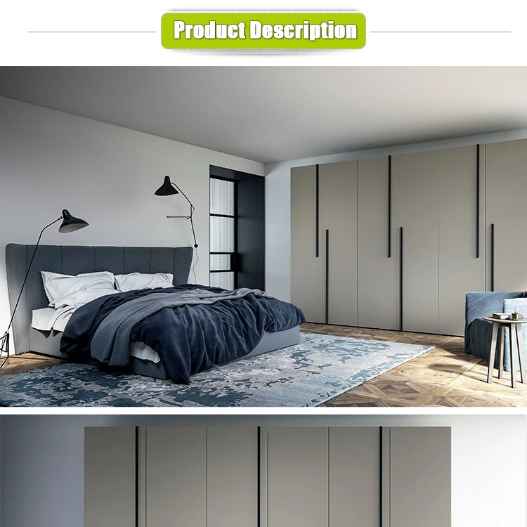 Customized Modern Particleboard Swing Door Design Furniture Wardrobe Closet