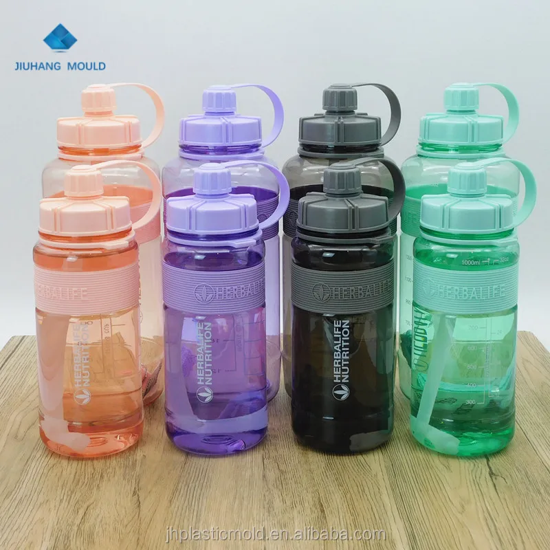 

Big volume 2L plastic sport water straw bottle with long strap 2000ml, Customized color accpetable