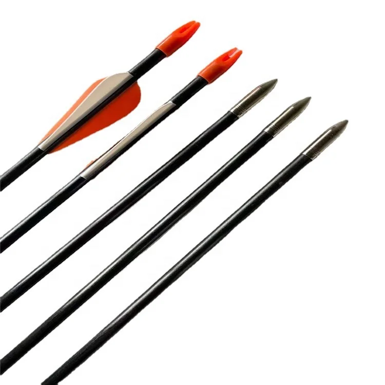 

7mm fiberglass arrow hunting Archery bow arrows for shooting, Picture color