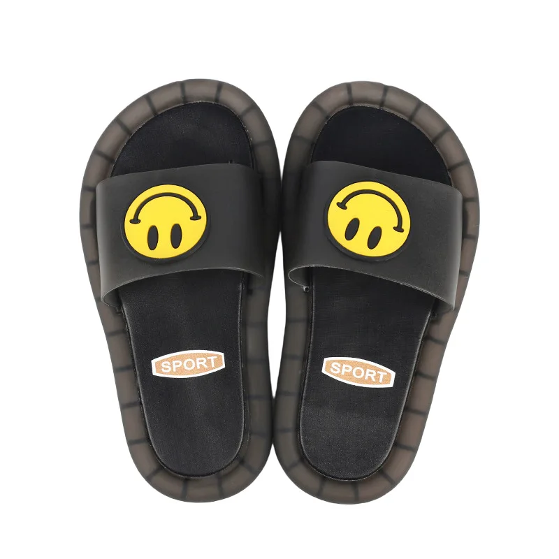

Wholesale Custom Flip Flops LED Slippers for Kids Unisex House Smiley Face Pattern for Kids Suitable 2-9 Years Old Kids Slippers