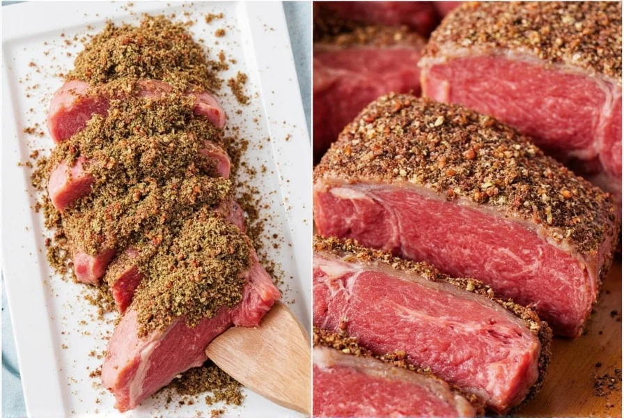 Raw chuck roast meat