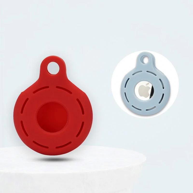 

2021 wholesale water drop design silicone protective cover cute dog wristband airtag