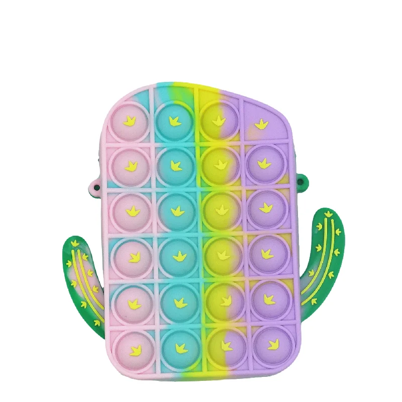 

Antistress Stress Relief Money Bags Crossbody Sensory fidget silicone coin purse