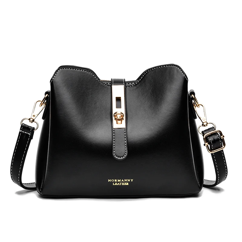 

2022 New Bucket Large capacity Commuting Crossbody Bag Single shoulder Wholesale leather woman hand bags ladies women handbags