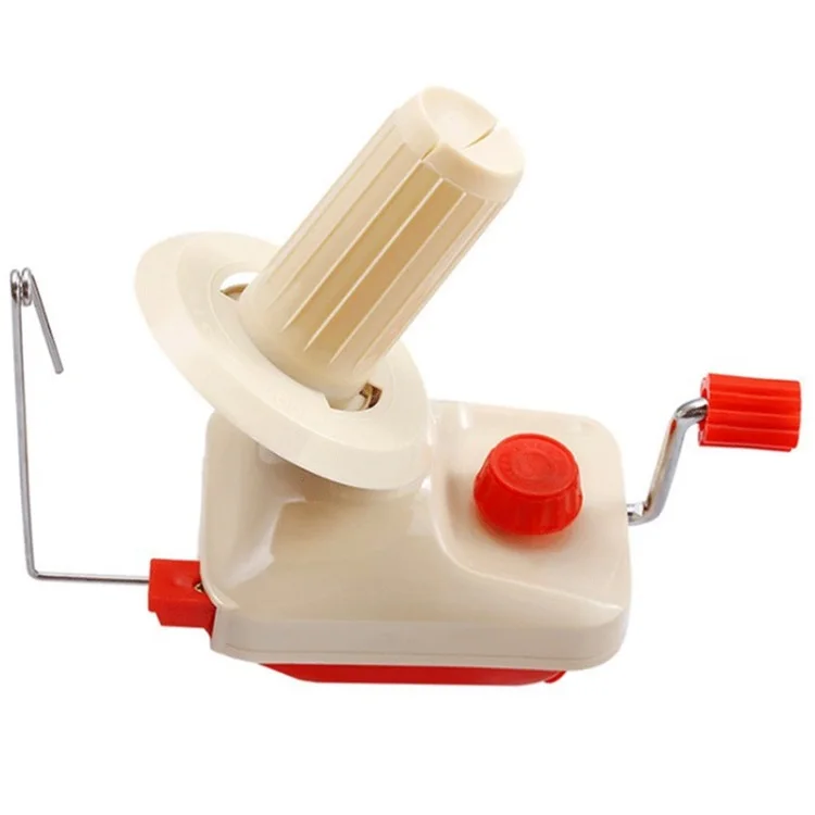 

Factory Sale Plastic Household Hand Operated Manual Wool Yarn Ball Winder, As photos