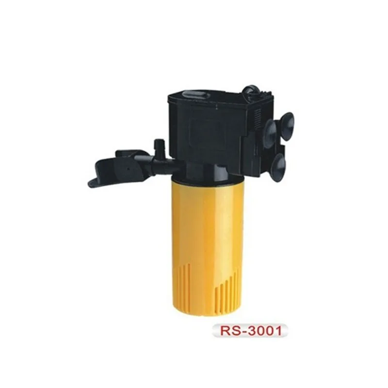 Rs 3 In 1 Silent Internal Aquarium Filter Submersible Water Pump Filter