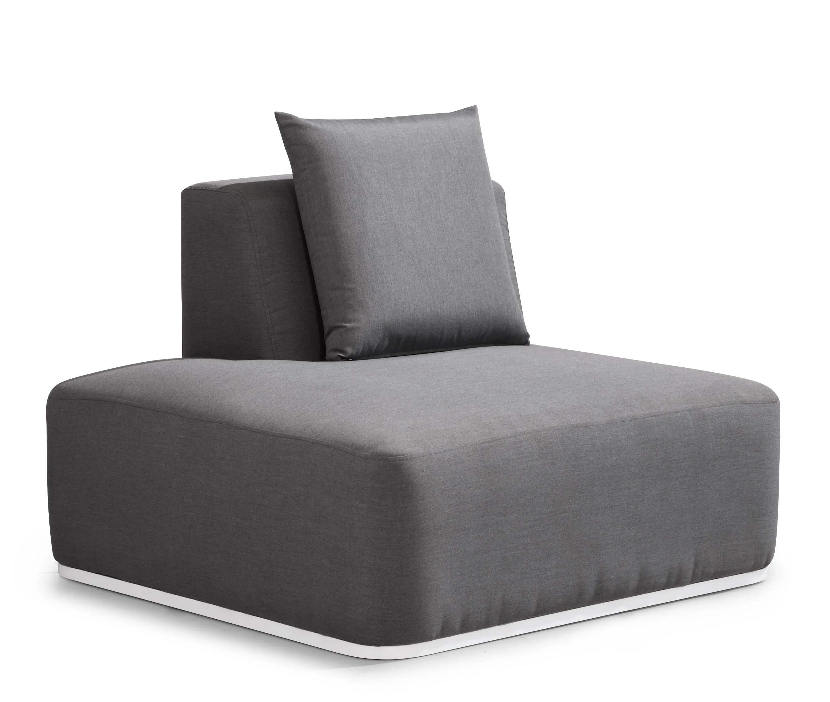 
High density modern combination outdoor home furniture weather resistant soft fabric sofa suit 