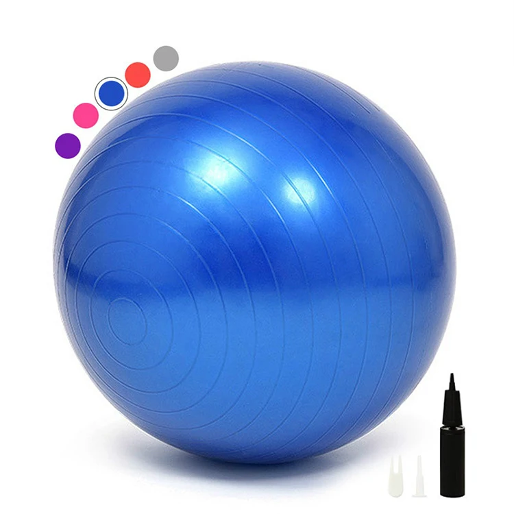 

Amazon Hot Sell yoga ball chair 45cm55cm65cm75cm85cm95cm size customization pvc ball for gym yoga massage ball, Color chart