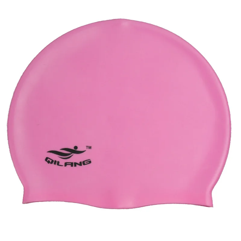 

Swimming Hat Waterproof Flexible Silicone Gel Ear Long Hair Protection Swim Pool Cover for Adult Children Kids