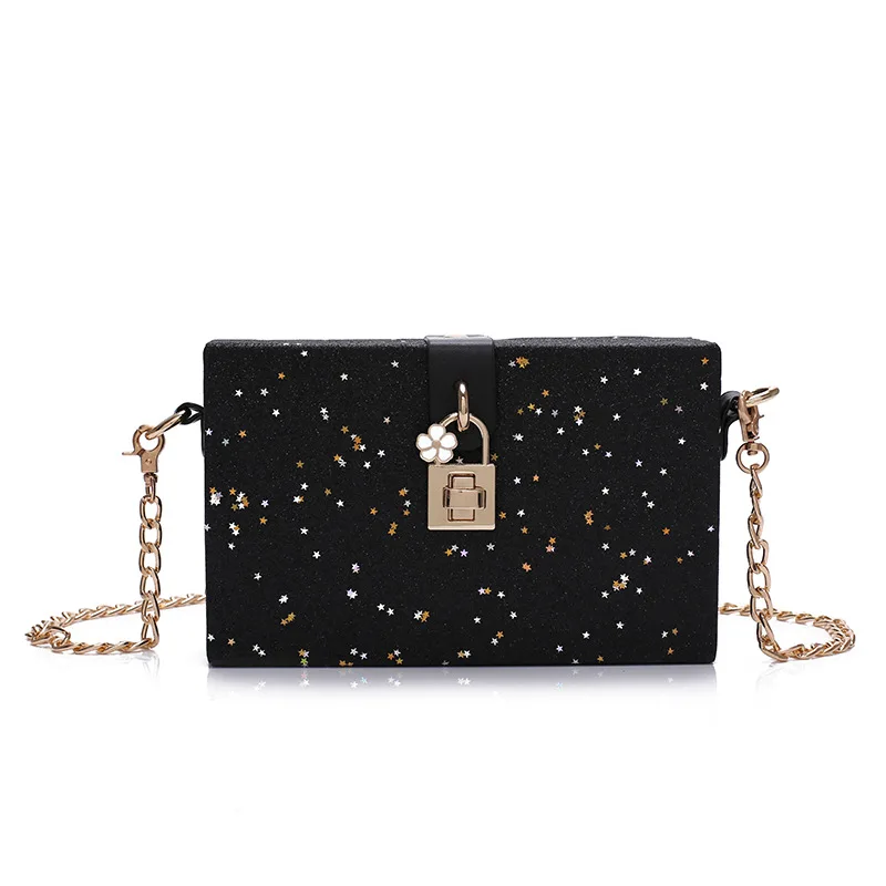 

Wholesale high quality square crossbody bag glitter woman fashion shoulder bag