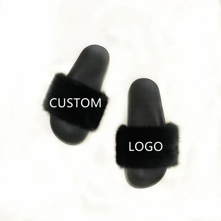 

Luxury Design Summer Soft And Comfortable Breathable Mink Slippers