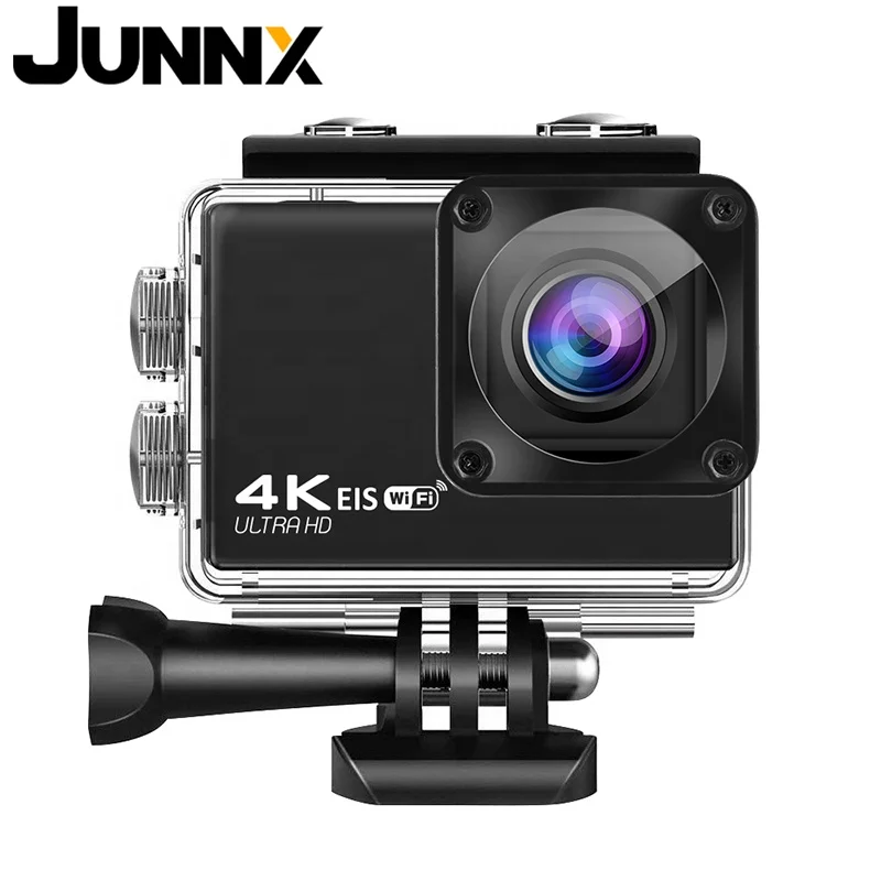 

Junnx New Wifi 4K Sport camera 3840*2160p 30FPS Full HD JPG With accessories 40m Underwater Waterproof Cam