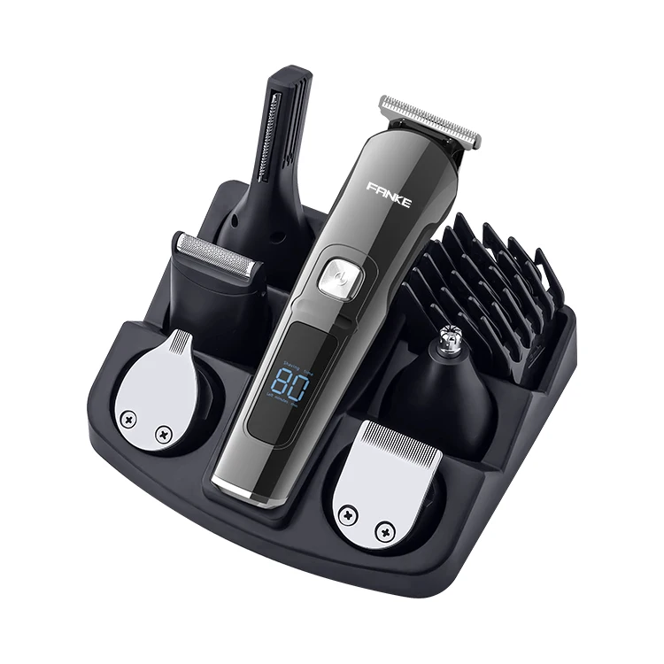 

Professional IPX7 Waterproof 11 In 1 Rechargeable Hair Trimmers Beard Electric Hair Clippers Set