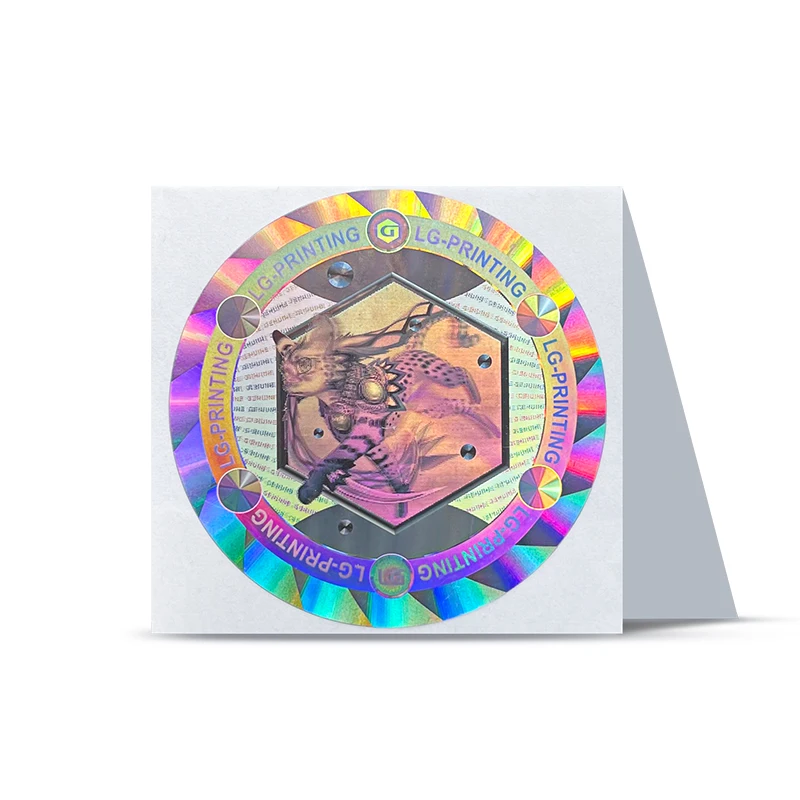 

Free design professional custom 3d hologram sticker label security holographic label logo printing