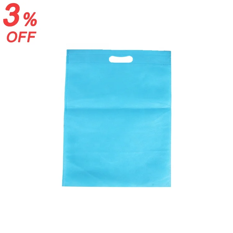 

biodegradable non-woven fabric shopping bags of notex 70 grams, Blue