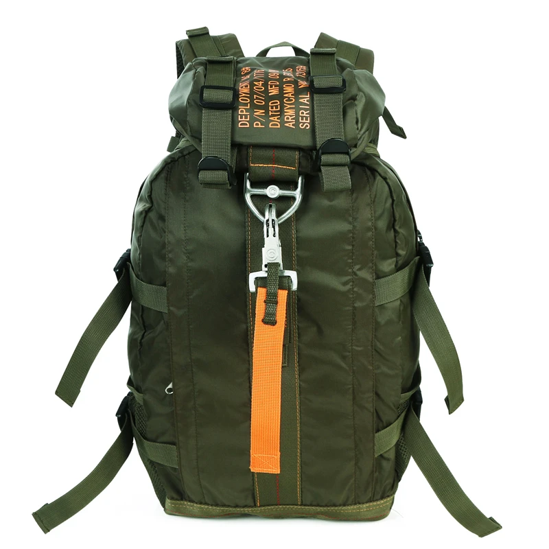 

AIR FORCE Parachute Buckles Rucksacks Nylon Tactical Backpack Deployment Bag MOCHILA TACTICA militares Military bag, Green -military bag