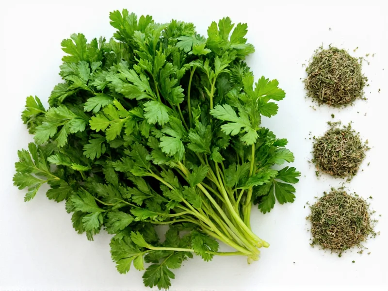 Fresh to Dried Parsley Conversion: Exact Measurements Guide