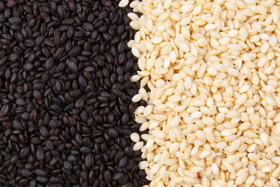 Sesame seeds in a market